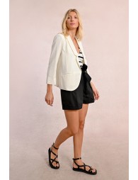 Blazer à manches 3/4