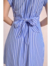 Short striped and crossed dress