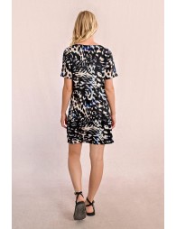 Straight printed t-shirt dress