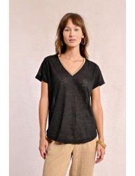 Flowy V-neck T-shirt