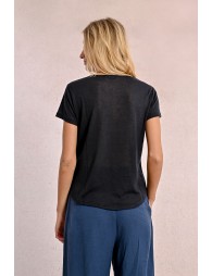 Flowy V-neck T-shirt