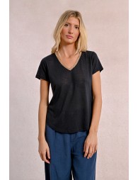 Flowy V-neck T-shirt