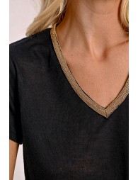 Flowy V-neck T-shirt