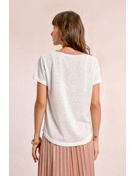 Flowy V-neck T-shirt