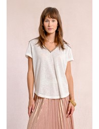 Flowy V-neck T-shirt