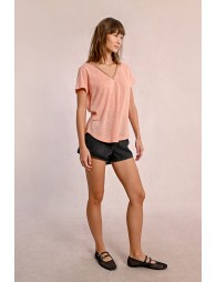 Flowy V-neck T-shirt