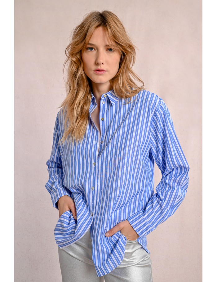 Chemise oversize à rayures