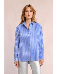 Oversized striped shirt