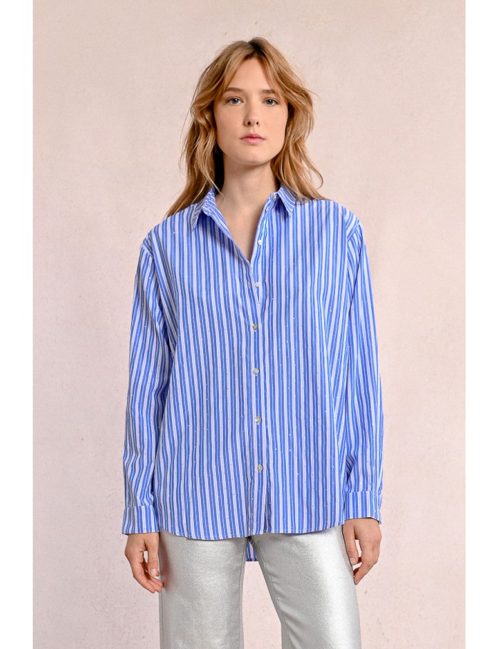 Chemise oversize à rayures