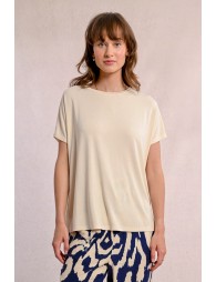 Straight short-sleeved t-shirt