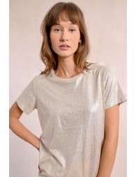 Straight, iridescent t-shirt