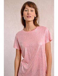 Straight, iridescent t-shirt