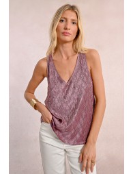 Sequin tank top