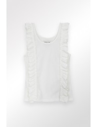 Ruffled tank top