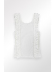 Ruffled tank top