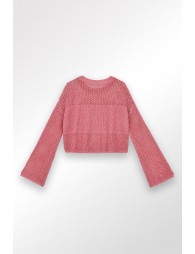 Fine knit sweater, long sleeves