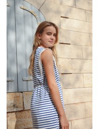 Sleeveless sailor dress