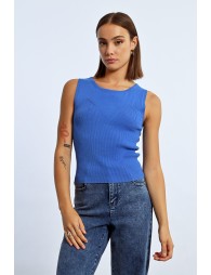 Fancy knit tank top