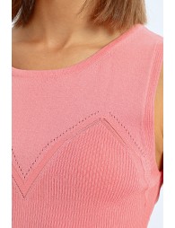 Fancy knit tank top