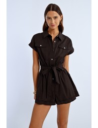 Buttoned playsuit