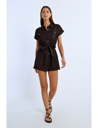 Buttoned playsuit