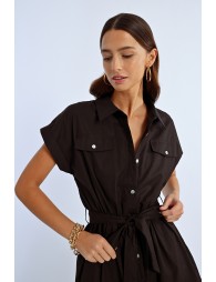 Buttoned playsuit