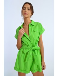 Buttoned playsuit