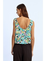 Printed tank top