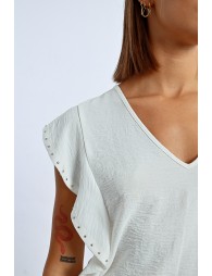 Ruffled T-shirt