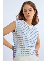 Striped polo shirt