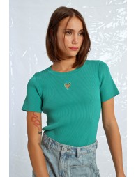 Heart opening T-shirt