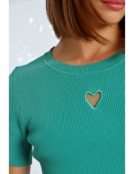 Heart opening T-shirt