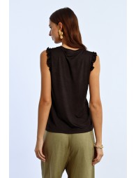 T-shirt with fancy armholes