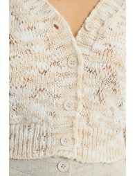 Wool-blend cardigan