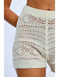 Crochet shorts