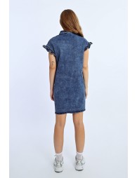 Robe chemise en jean