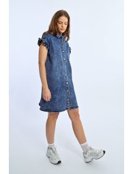 Robe chemise en jean