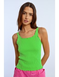 Ribbed tank top