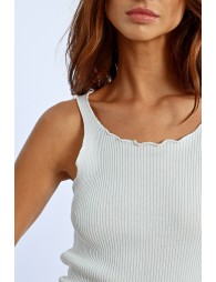 Ribbed tank top