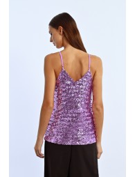 Sequin camisole