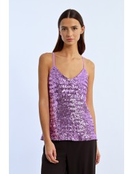 Sequin camisole