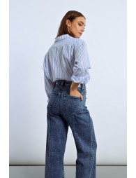 Pantalon droit à franges