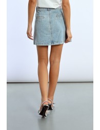 Denim mini skirt 