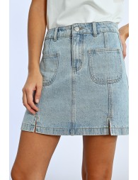 Denim mini skirt 