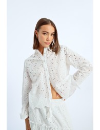 English embroidery blouse