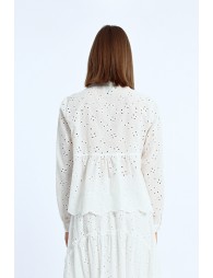 English embroidery blouse