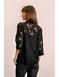 Embroidered cardigan