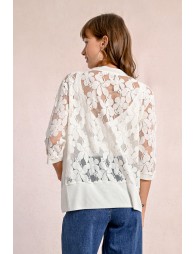 Embroidered cardigan