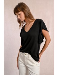 Ruffled T-shirt