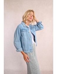 Oversized denim jacket